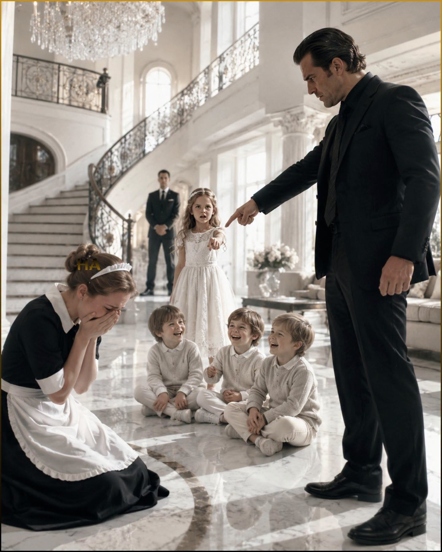 The billionaire Mafia boss unexpectedly returned home and demanded the maid
