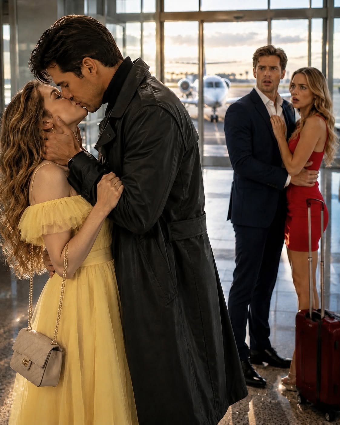 The moment my boyfriend kissed another woman in the middle of Atlanta's busiest airport, I kissed a complete stranger to save my pride