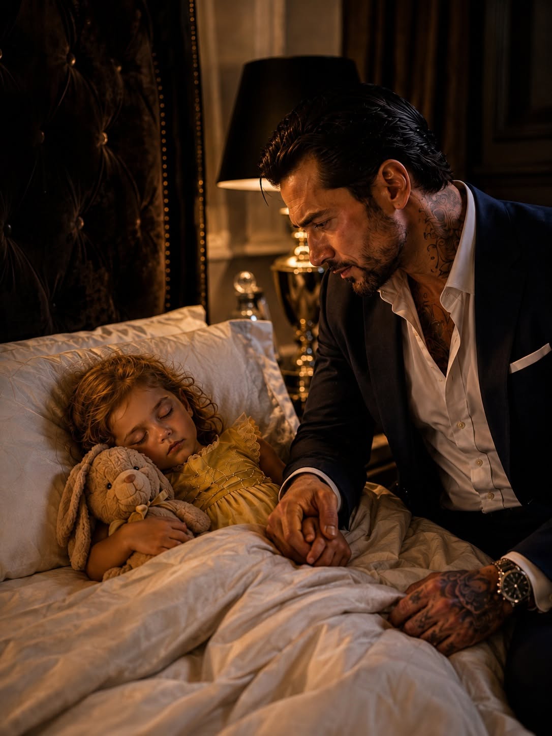 The Mafia Boss Carried the Exhausted Maid’s Toddler to Bed