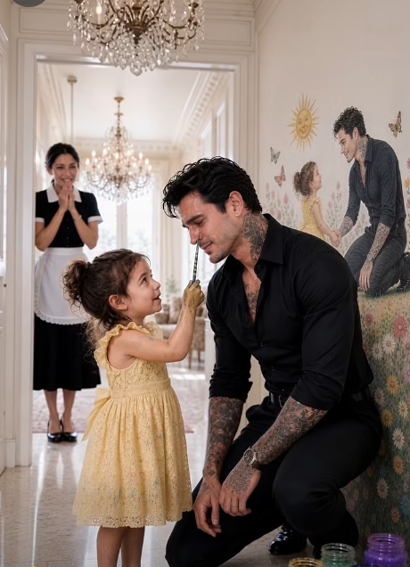The most feared mafia boss in New York caught my three-year-old daughter painting