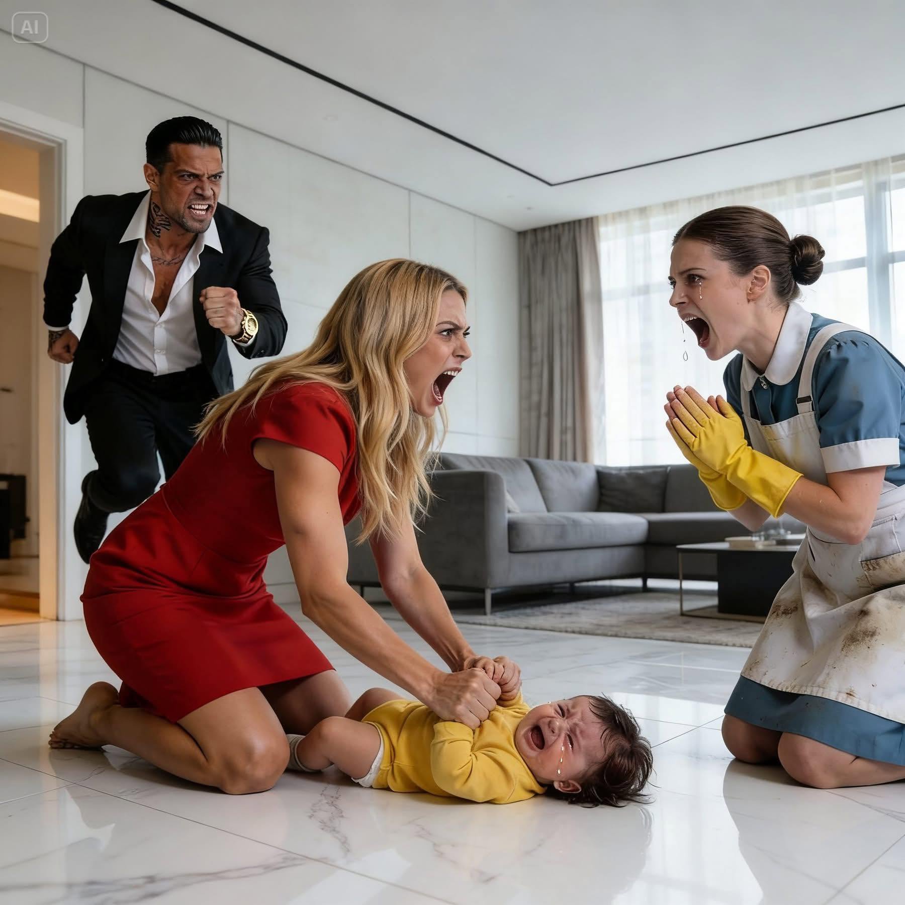 10 THE MAFIA BOSS WALKED IN EARLY AND FOUND HIS FIANCÉE HURTING HIS BABY—THEN THE NANNY’S TESTIMONY EXPOSED EVERYTHING