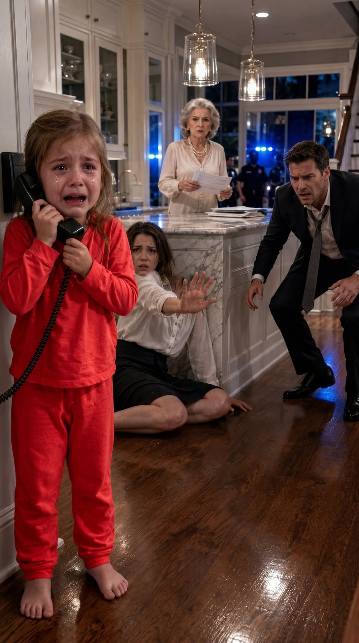 When my husband violently shoved me to the floor and broke my leg, I gave my 4-year-old daughter the secret signal. She ran to the phone and called the only number he didn’t know: “Grandpa, Mommy looks like she’s going to die!”