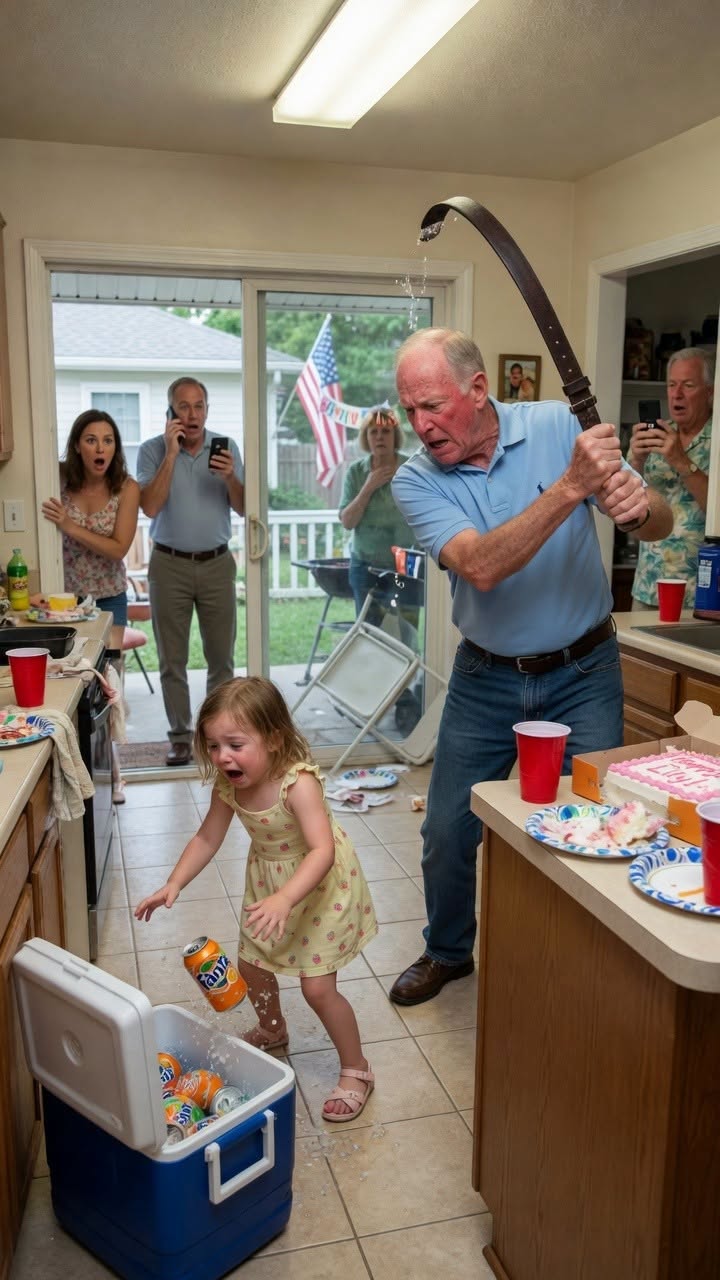 At my father’s 60th birthday party, my three-year-old daughter Lily walked into the kitchen