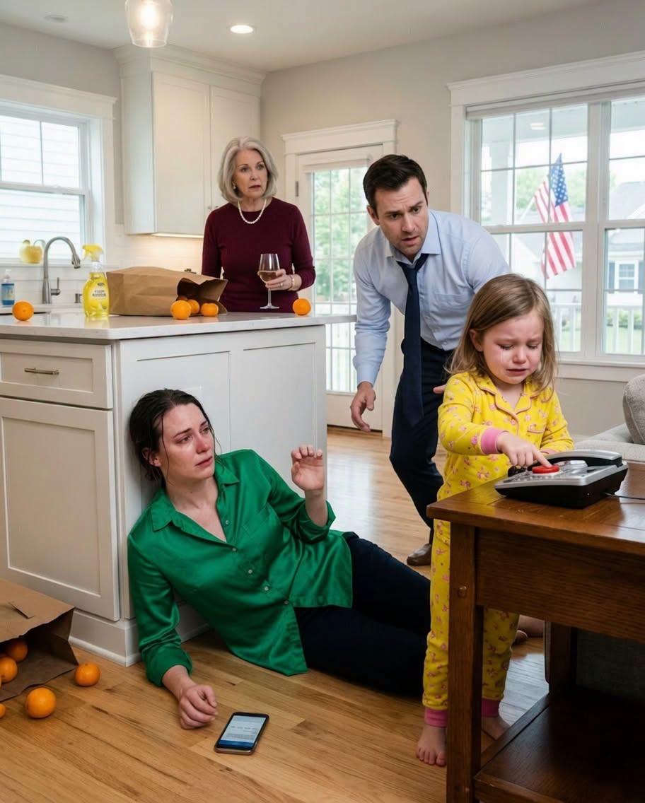 When my husband violently shoved me to the floor, breaking my leg, I gave my 4-year-old daughter the secret signal. She ran to the phone and called the one number he didn't know about: "Grandpa, Mom looks like she's going to die!"