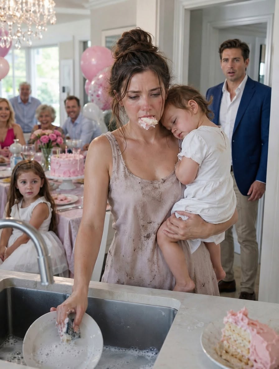I left work early on my son's first birthday and came home to find my mother serving seafood to twenty relatives while my wife washed dishes with our sick baby in her arms