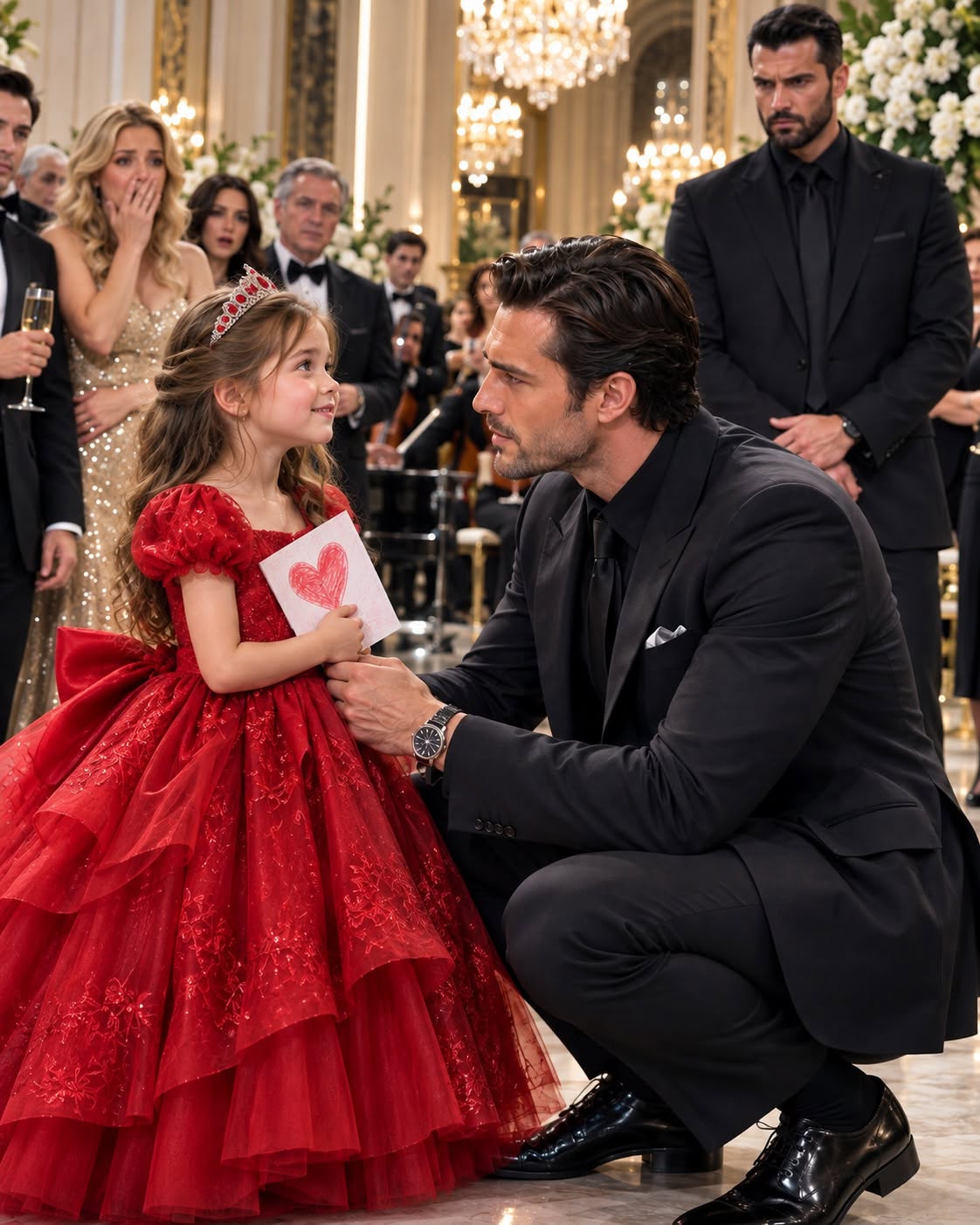 The Billionaire Mafia Boss Agreed to Be a Maid’s Little Girl’s Daddy for One Day, but Her Crayon Heart Unlocked the Secret His Most Loyal Man Had Buried for Fifteen Years
