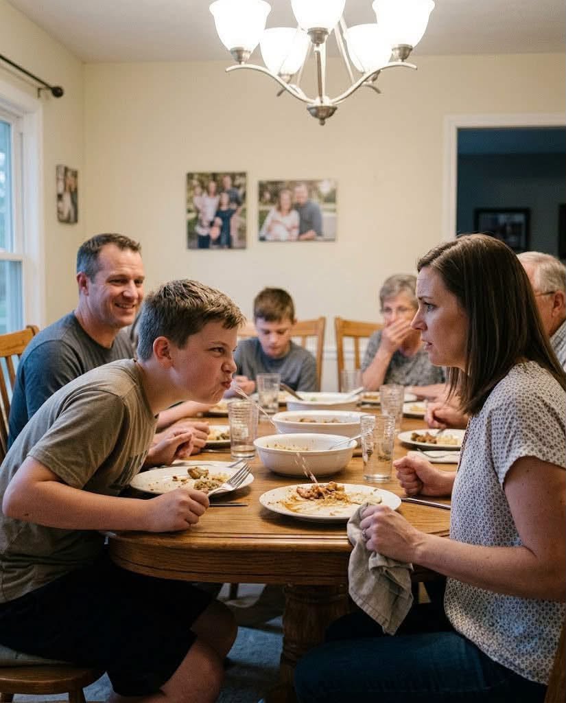 My sister’s son spit into my plate at dinner and said, “Dad says you deserve it.”