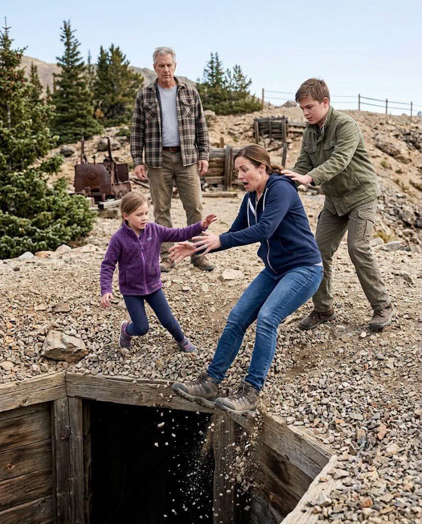 My family brought us to an a.ban.don.ed mining town, and without warning, my father and brother sent me and my 8-year-old daughter tumbling down a mine shaft. When we landed