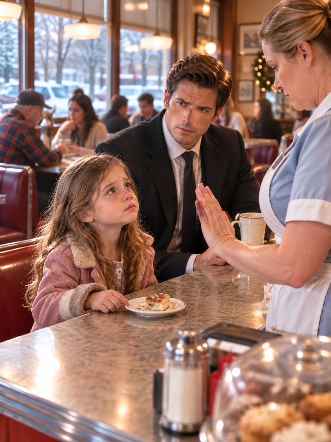 “Just One Bowl, Please…” The Little Girl Begged—The Waitress Ignored Her, Until A Millionaire Heard Everything