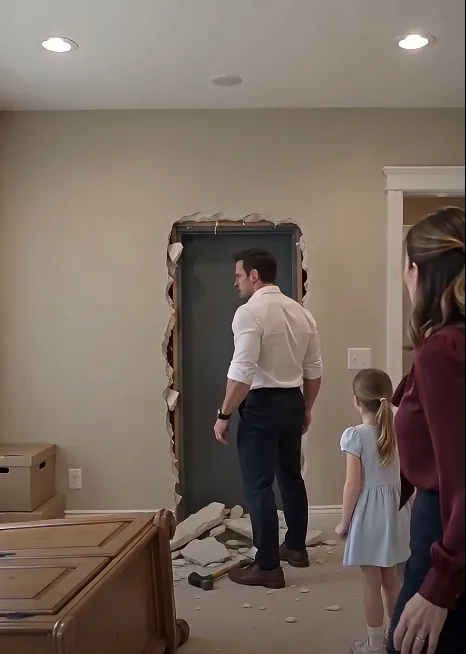 “Dad... open that wall!” Six-year-old Lily was fighting to get back into the storage room