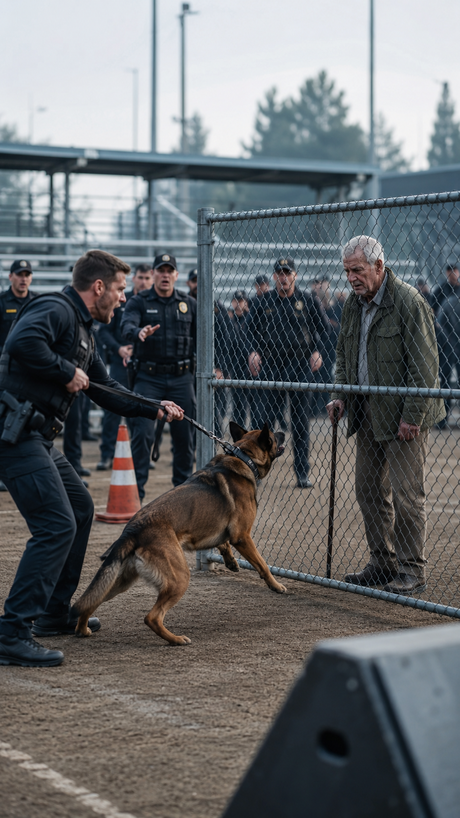 “The K9 broke formation… when he saw the veteran everyone thought was dead.”