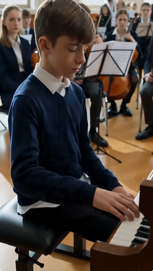 “They laughed when the deaf boy entered the orchestra… then he corrected the piano.”