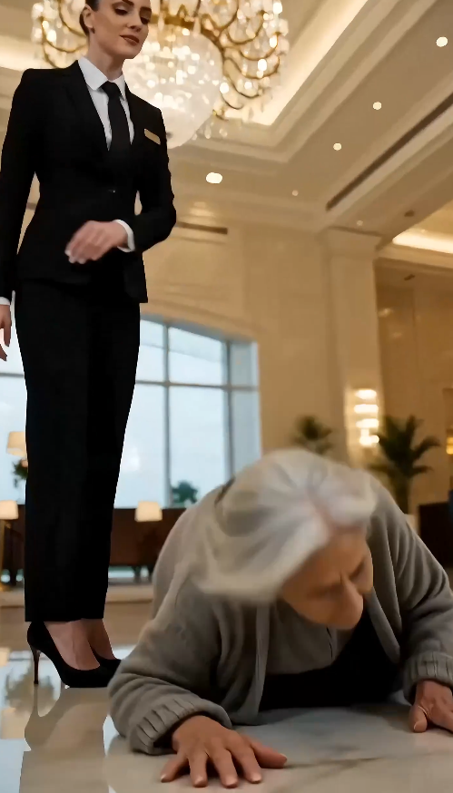 “They pushed the old woman to the floor… then the hotel owner ran to her.”