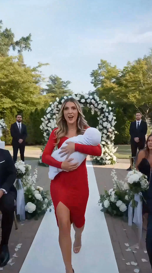 “The mistress walked into the wedding with a baby… but the bride already knew the truth.”