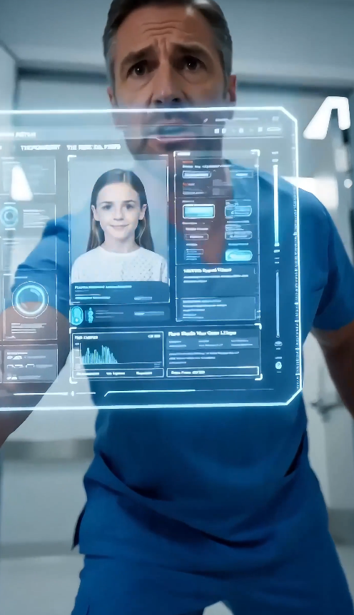 “She slapped the nurse outside the ICU… then the hospital AI revealed her real identity.”