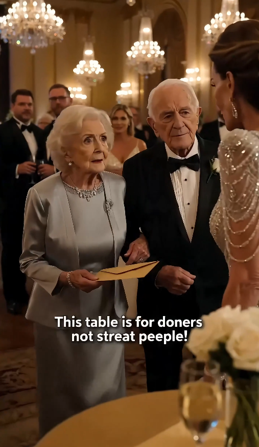 “They threw the poor old couple out of the charity gala… then the donation screen exposed them.”