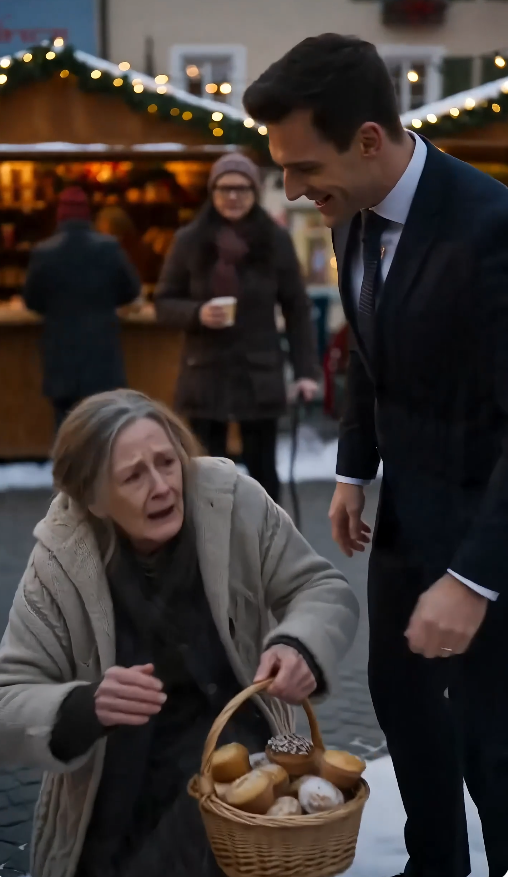 “They pushed the old woman away from the Christmas tree… then the mayor announced her name.”