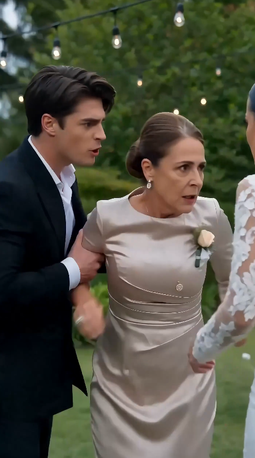 “She ripped the bride’s dress and then saw the birthmark she lost twenty years ago.”