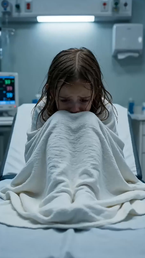“The little girl arrived at the ER soaked in rain… then her father saw the doorbell video.”