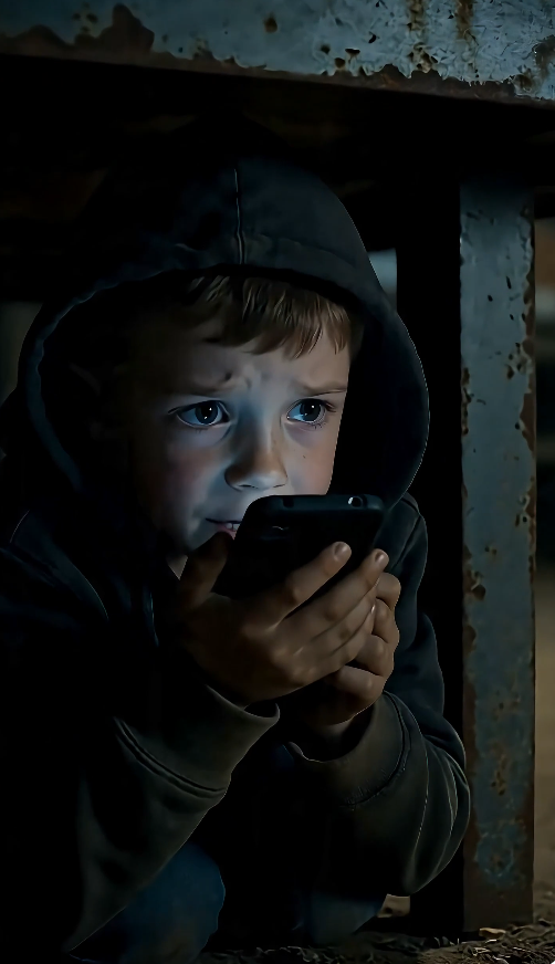 “The boy hid under the table… while the kidnappers searched for him.”