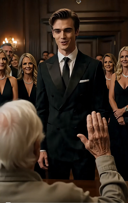 “They laughed when the old man raised his hand… then his black card bought the whole auction.”