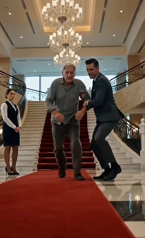 “They threw the poor old man out of the luxury hotel… then his master key opened the owner’s office.”
