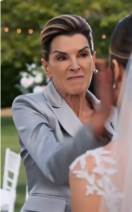 “She slapped the bride for hiding a stranger...the photo in his hand revealed her past.”