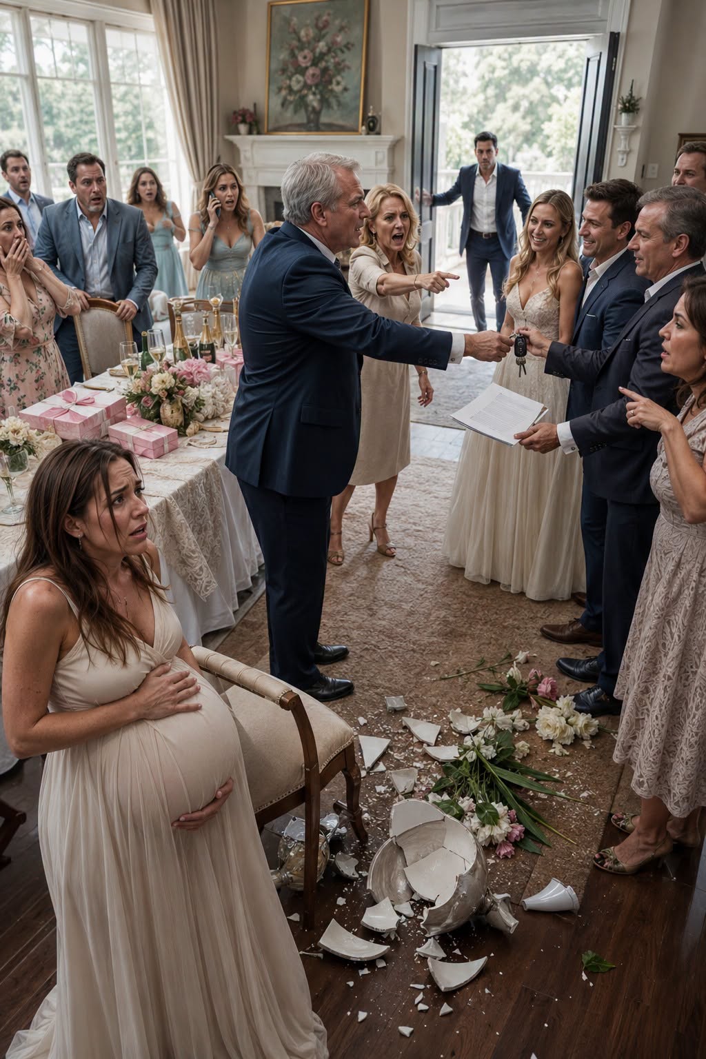 “My Mom Smashed a Vase at My Pregnant Belly—Then My Husband Walked In.”