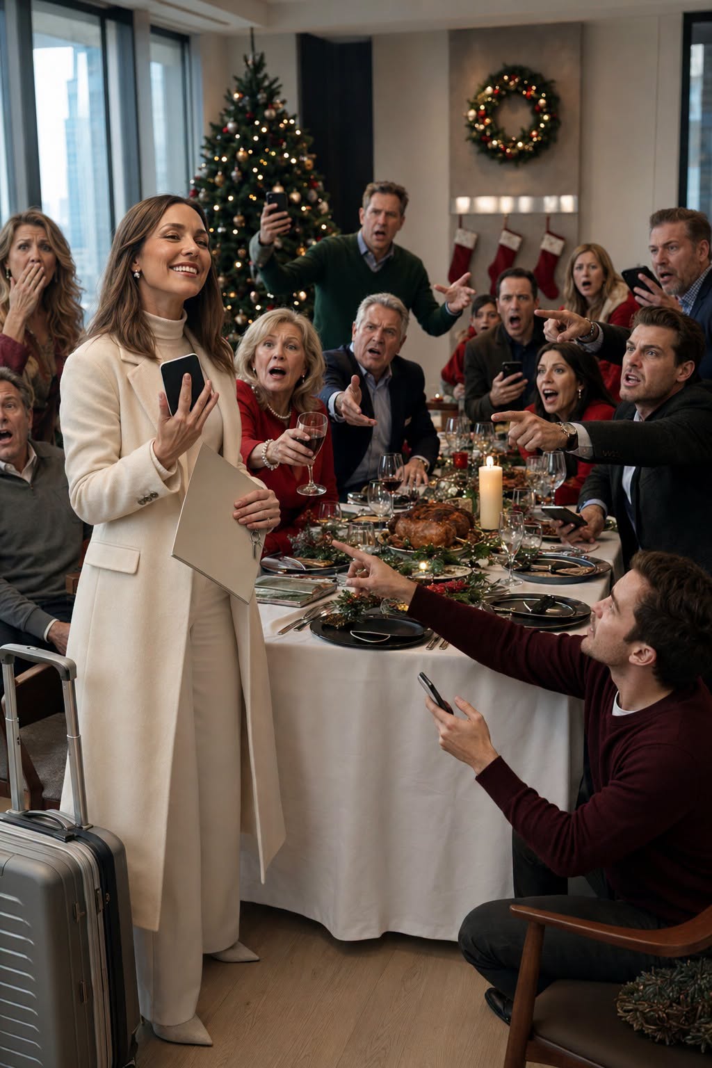 “My Family Gave Away My Condo—So I Made One Call at Christmas Dinner.”