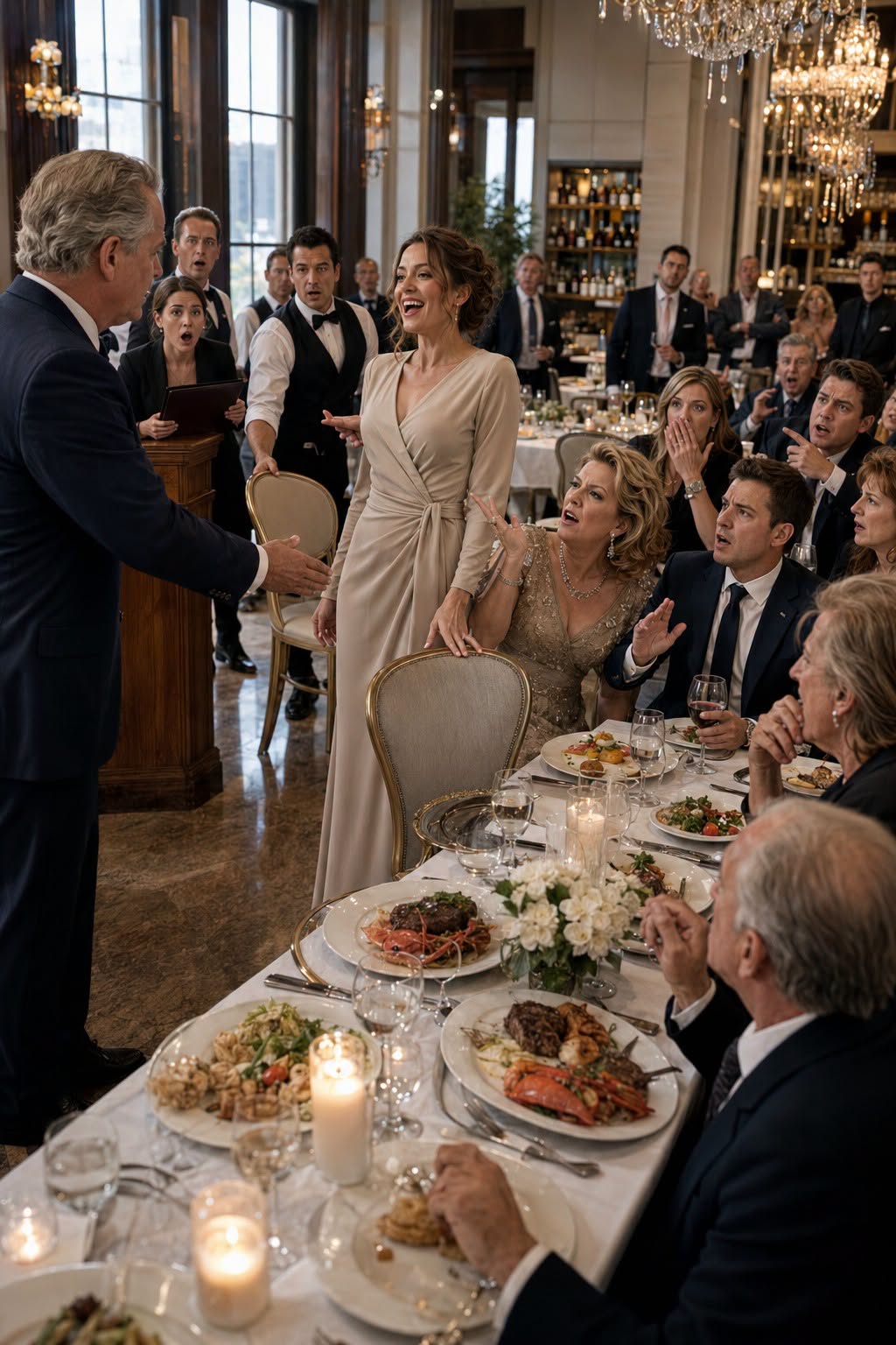 “My Mother-In-Law Left Me No Seat—Then the Restaurant Owner Took My Hand.”