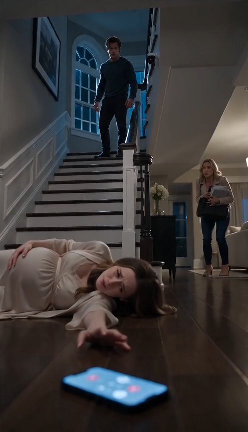 He Kicked His Pregnant Wife Down the Stairs — But the Camera Sent the Footage to the Father He Feared Most