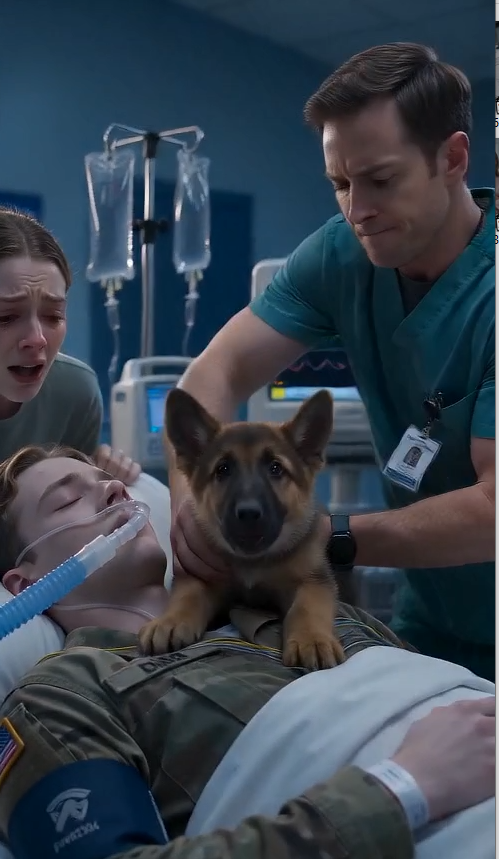 The Doctor Tried to Pull the Puppies Off the Comatose Soldier—Then His Heart Monitor Suddenly Spiked