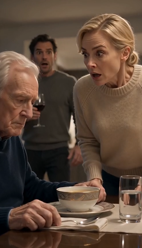 She Poisoned Her Elderly Father at Dinner — But He Wasn’t the Helpless Man She Thought He Was