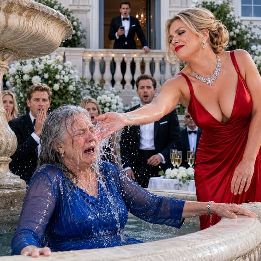 HIS BILLIONAIRE FIANCÉE SHOVED HIS POOR MOTHER INTO A FOUNTAIN—THEN HE REVOKED THE TRUST SAVING HER FAMILY EMPIRE