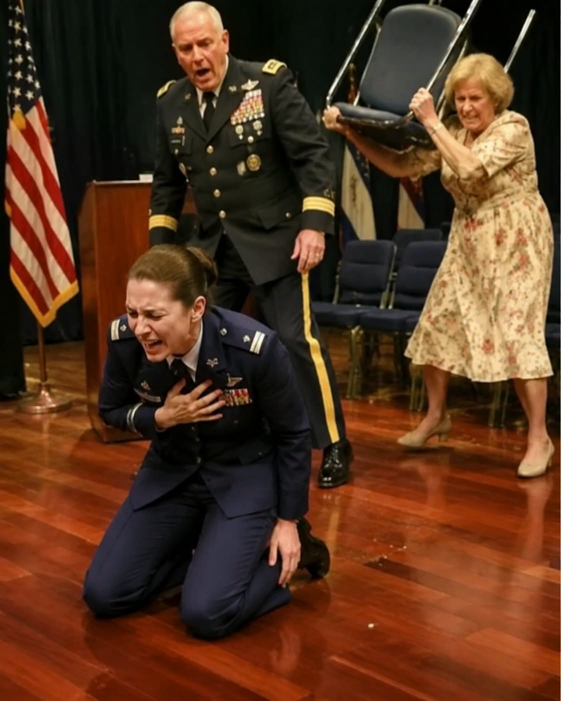 Her Stepmother Struck Her With a Folding Chair at Her Purple Heart Ceremony—Then a Three-Star General Asked, “Who Carried Me Out?”