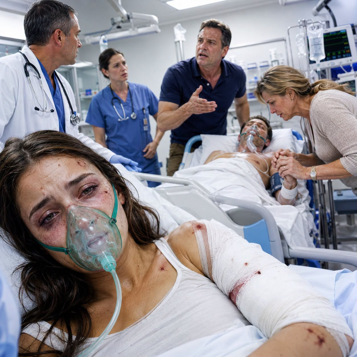 THEY CALLED THEIR INJURED DAUGHTER “EXPENDABLE” TO SAVE THEIR SON—THEN A POWERFUL WOMAN WALKED IN AND SAID, “CLAIRE IS MY DAUGHTER”
