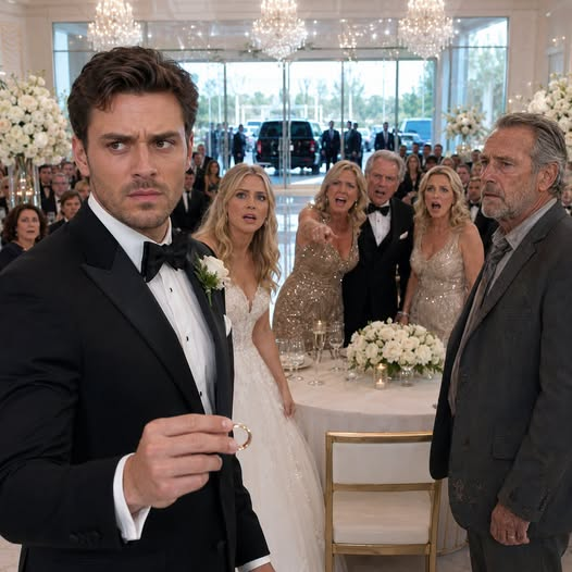 The Bride’s Family Called the Groom’s Father “Trash” Before 500 Guests — Then the Men at the Door Bowed to Him