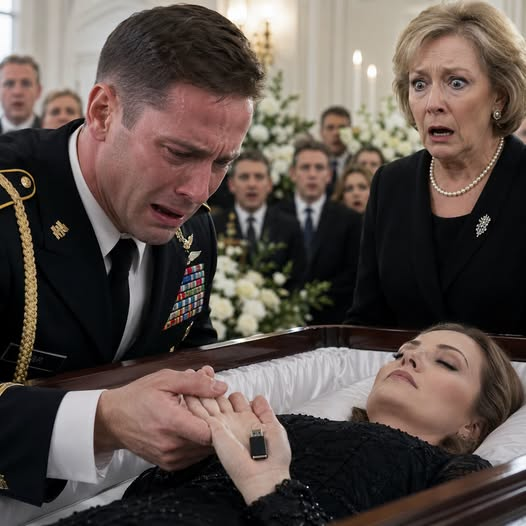 The Soldier Came Home to Find His Wife in a Coffin—But the Secret Clutched in Her Hand Proved She Hadn’t Died in Silence