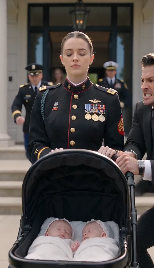 He Tried to Rip the Twin Stroller From His Ex-Wife—Then an Officer Saluted Her as Colonel Carter