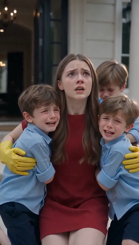 THE BILLIONAIRE ACCUSED HIS MAID OF STEALING AND THREW HER OUT—THEN HIS THREE SONS RAN AFTER HER WITH THE EVIDENCE IN THEIR HANDS