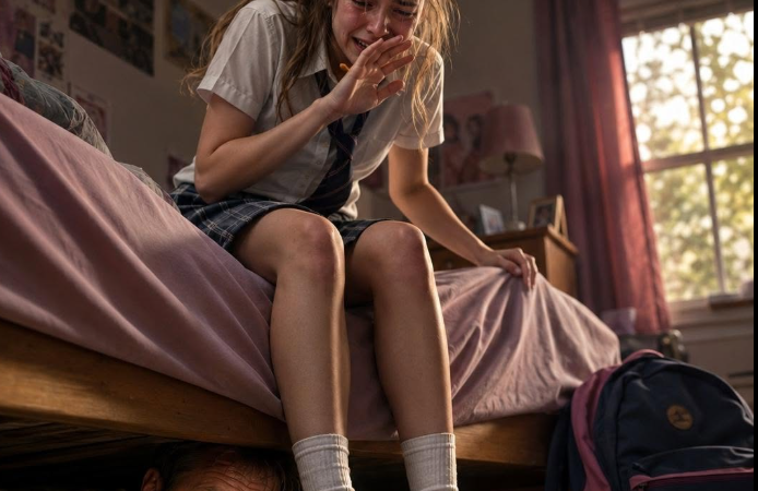 "A Neighbor Told Him She Heard a Little Girl Screaming in His House, but He Thought It Was Gossip… Until He Hid Under His Own Bed and Heard His Daughter Beg, “Please… Stop.” - Full Story
